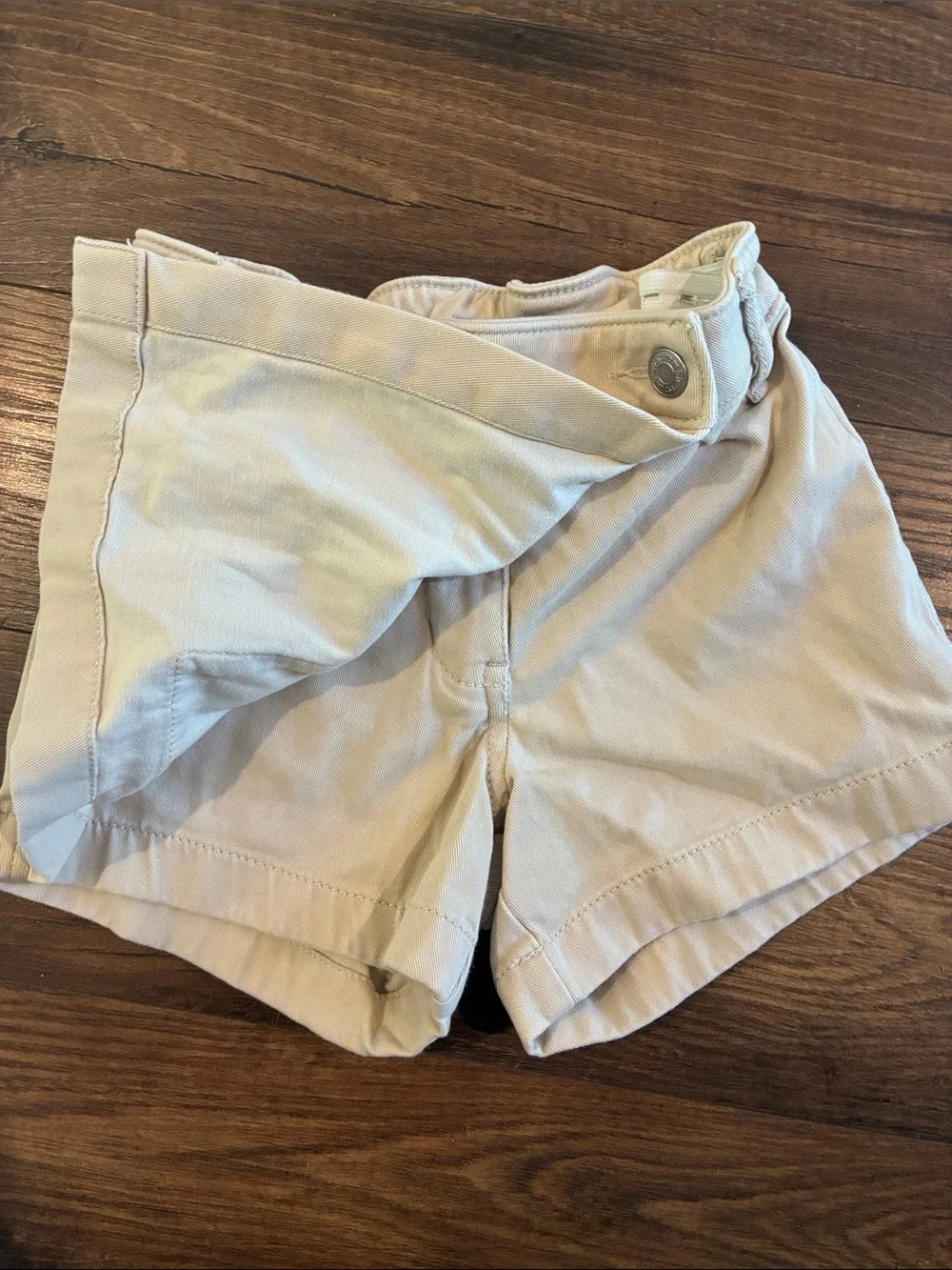 abercrombie kids Cream Cargo Skort with Front Pocket